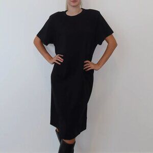 Brunette The Label Black Boxy Tee Dress | NWT